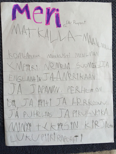 Matkalla Maailmalla – Suomi-koulujen Tuki Ry